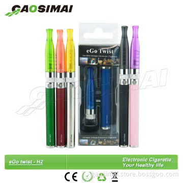 2014 elikang high quality ego c twist kit with h2 atomizer